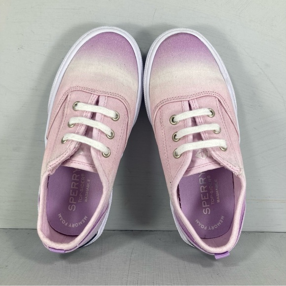 Sperry Pier Wave CVO Sneakers SCL165880 Shoes Tie Dye Pink Purple Toddler 10M - Picture 7 of 11
